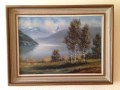 Lago de Thun con Beatenberg y el Eiger